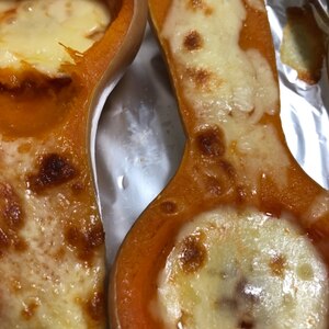 バターナッツかぼちゃのチーズ焼き